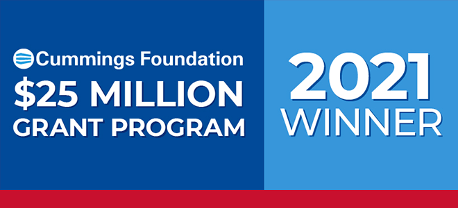 Cummings Foundation $25 million grant program. 2021 winner