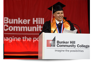 thumbnail of a student giving a graduation speech
