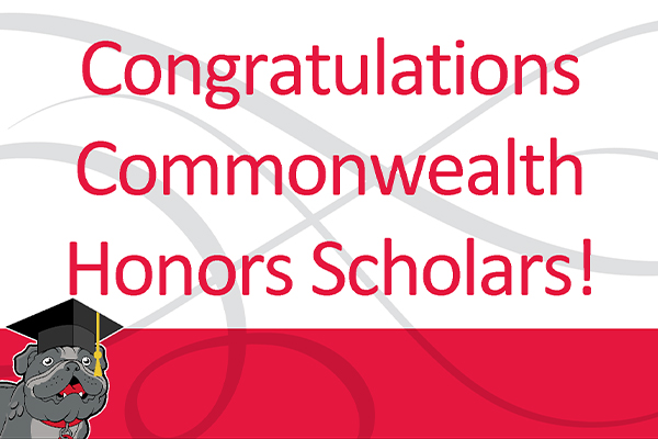 Congratulations commonwealth honors scholars