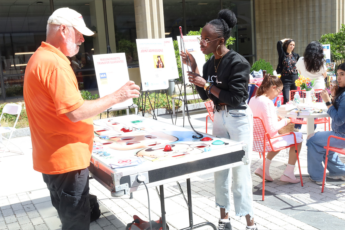 health Pathways table at the event