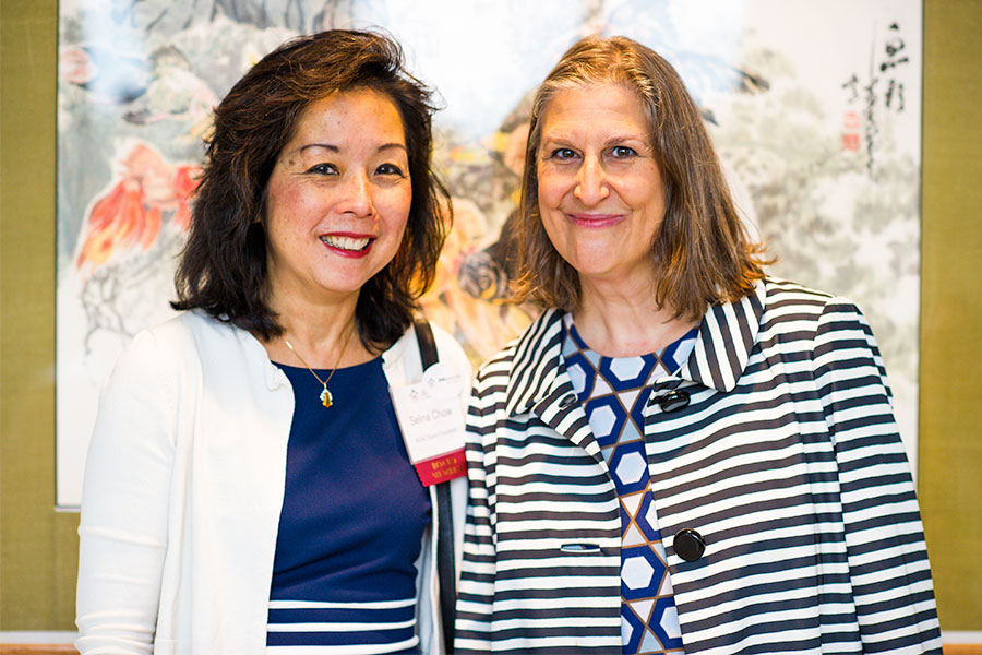 Selina Chow and Julie Burros