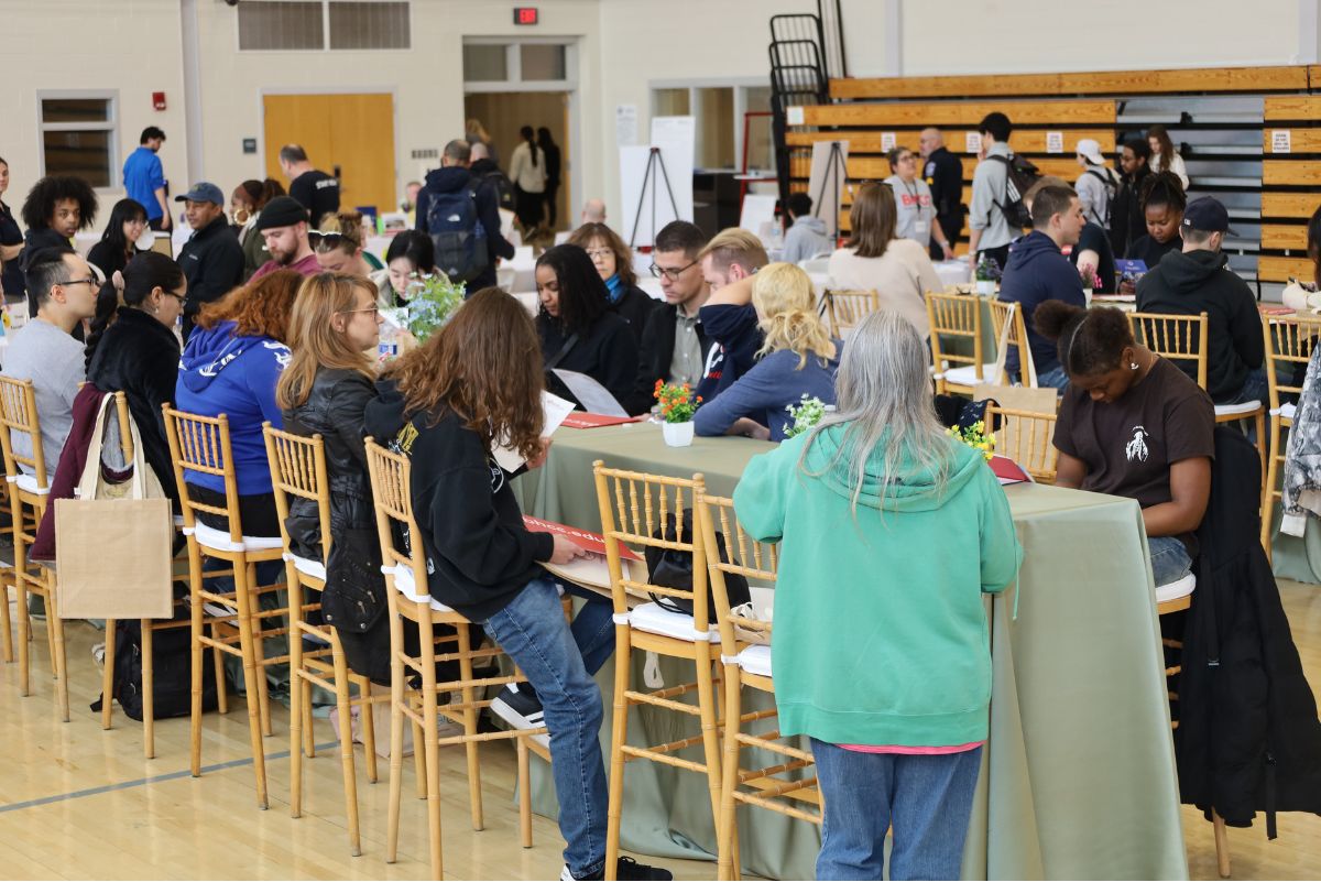 Open House attendees