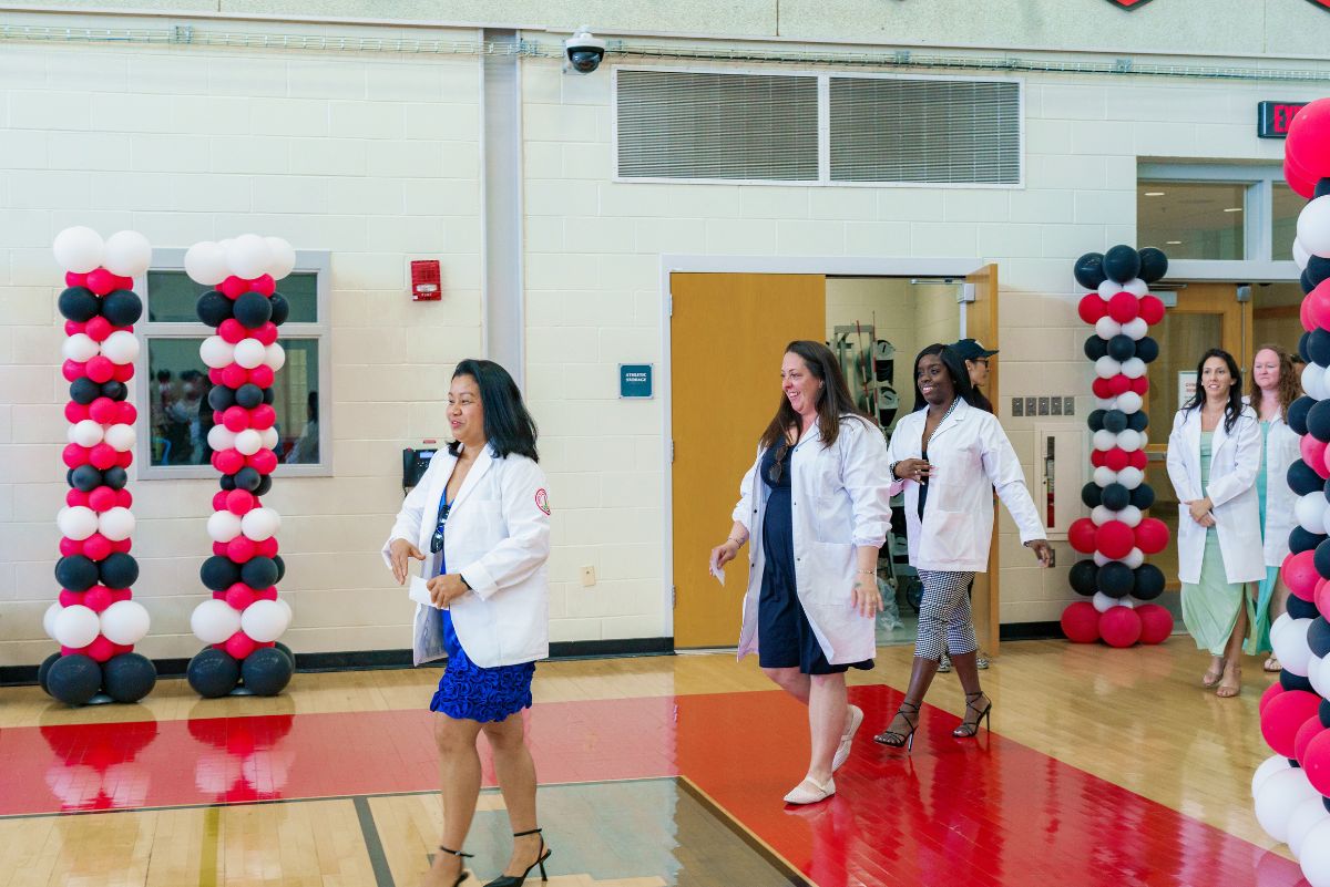Students at procession