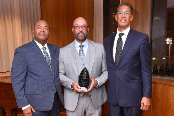 Chief Barrows received Ruffin Society Award