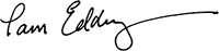 Pam Eddinger Signature