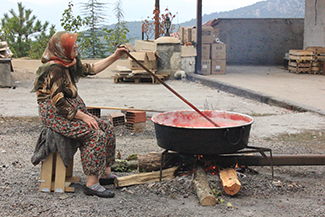 2015-2016 Honorable Mention 2 Student Photo Contest 2015 by Aydan Asik. Making Red Pepper Paste for a Local Women’s Charity
Location: Bursa, Turkey