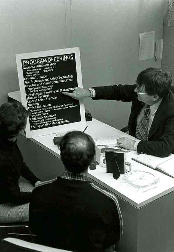 Campus Life 1973 - College Opened -  Program Offerings