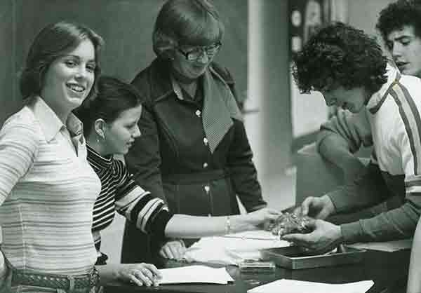 First programs of study. Students in 1973