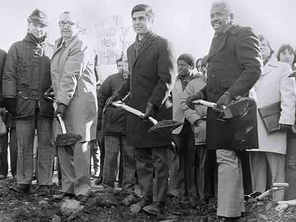 E-Building Groundbreaking Ceremony with Governor Dukakis