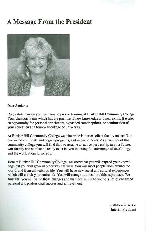 Kathleen Assar 3rd President