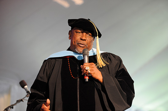 Lou Gossett 2011 Commencement